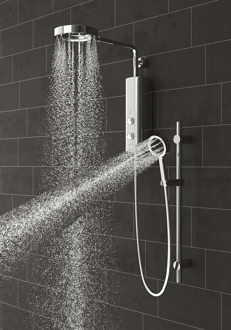 rubine p10 instant water heater rain and hand shower swiss water heater