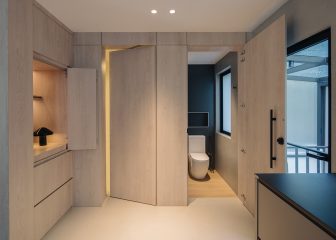 kdot interior design home renovation modern minimalist style family home terrace house landed property kitchen bathroom hidden entrance door panels