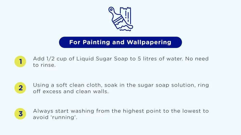how to use selleys liquid sugar soap