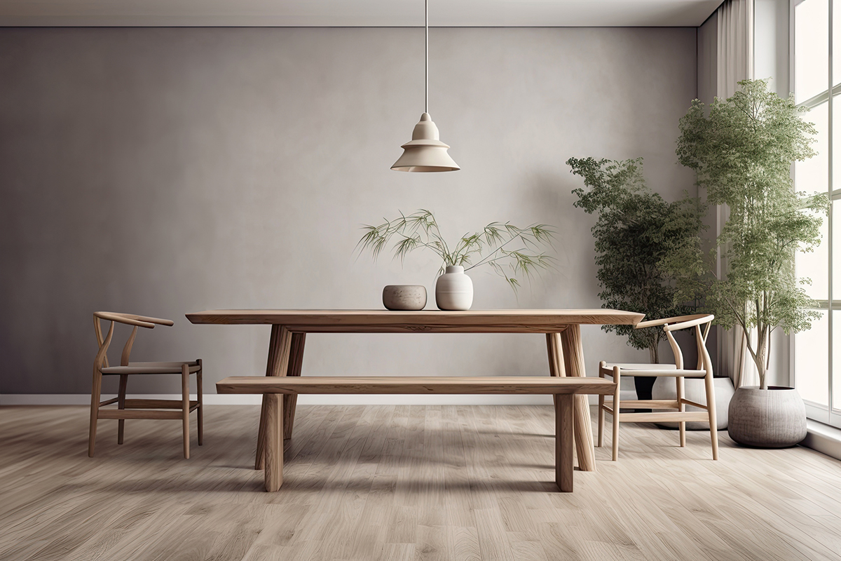 lamitak laminates dining room japandi scandinavian style minimalist interior design